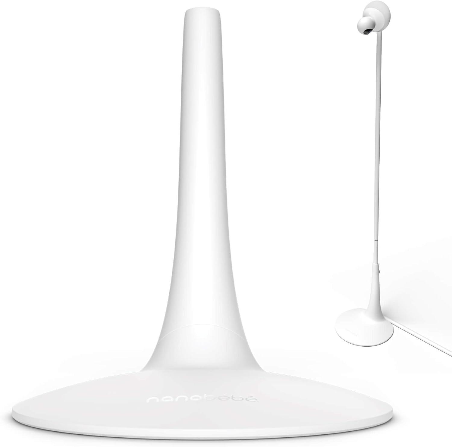 image:imageNanobebe Smart Baby Monitor 360 1080p HD Camera with Monitor Floor Stand Accessory Adjustable Height Stable Weighted Base