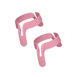image:imageNanobebe Flexy Bottle Handles EasyGrip Ergonomic Handles Transitional Sippy Cup Handles 2Pack GreyPink