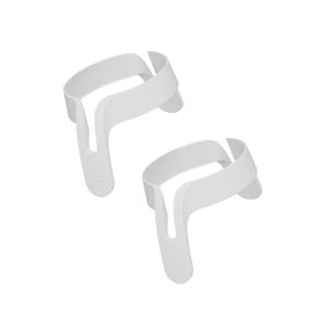 image:imageNanobebe Flexy Bottle Handles EasyGrip Ergonomic Handles Transitional Sippy Cup Handles 2Pack GreyWhite