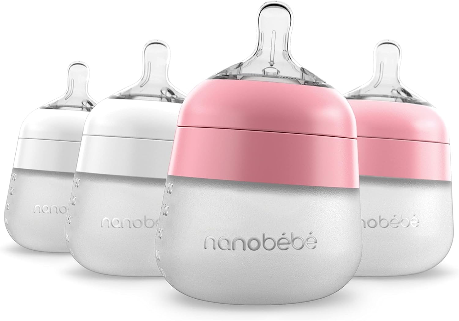 image:imageNanobebe Breastmilk Baby Bottle Deluxe Cooler amp Travel Bag with Ice Pack Pinkwhite