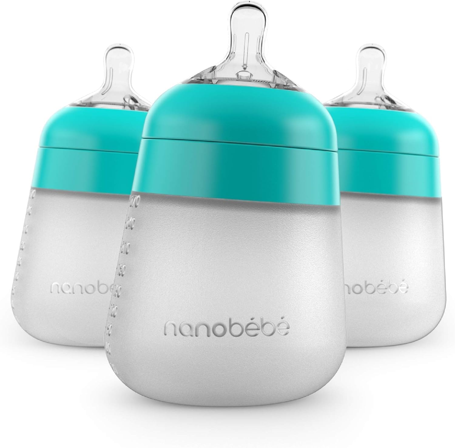 image:imageNanobebe Breastmilk Baby Bottle Deluxe Cooler amp Travel Bag with Ice Pack Teal 3pk