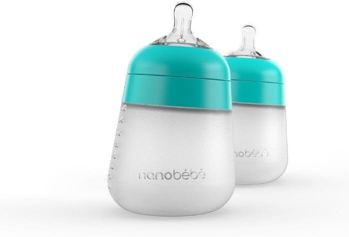 image:imageNanobebe Breastmilk Baby Bottle Deluxe Cooler amp Travel Bag with Ice Pack Teal