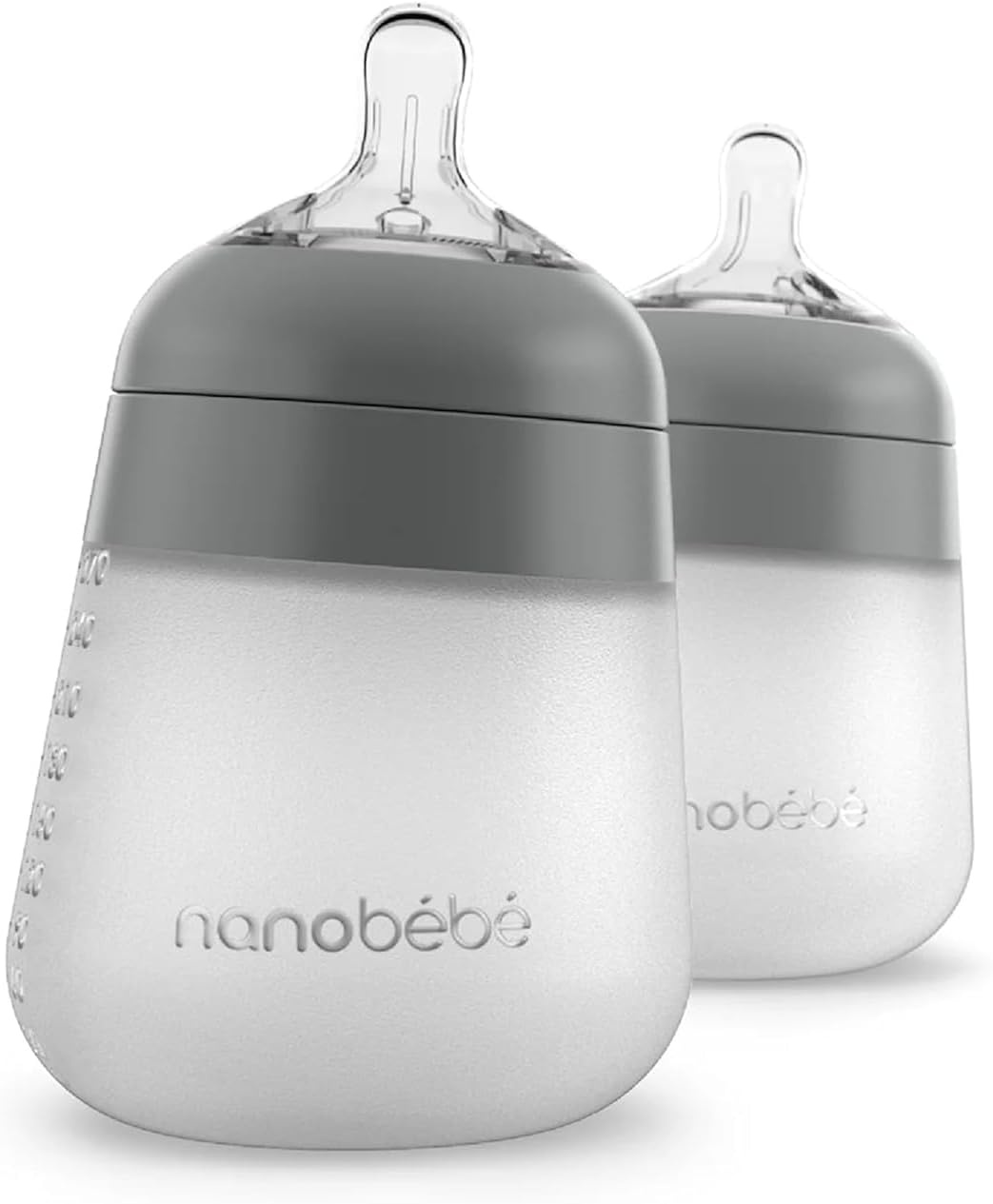 image:imageNanobebe Breastmilk Baby Bottle Deluxe Cooler amp Travel Bag with Ice Pack Grey