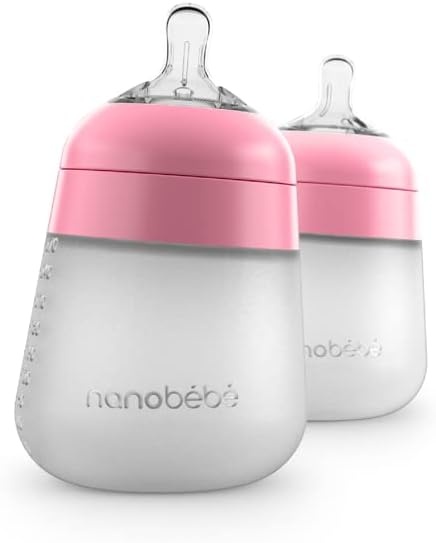 image:imageNanobebe Breastmilk Baby Bottle Deluxe Cooler amp Travel Bag with Ice Pack Pink