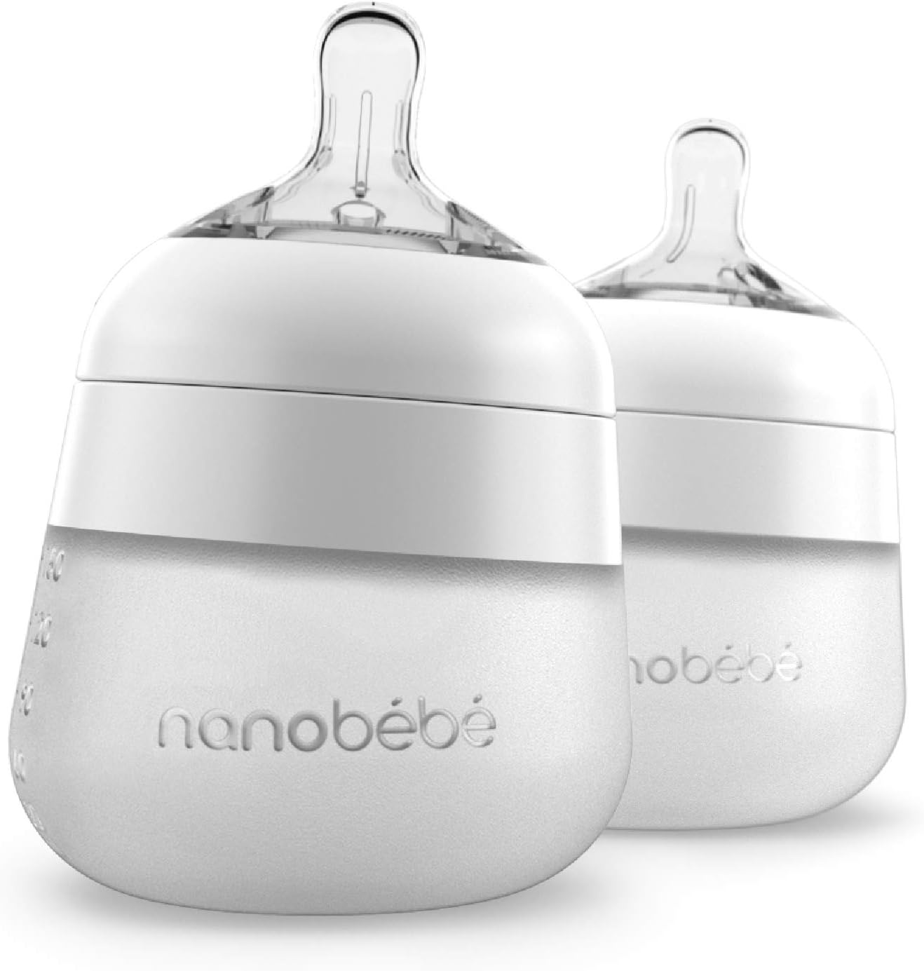 image:imageNanobebe Breastmilk Baby Bottle Deluxe Cooler amp Travel Bag with Ice Pack White 2pk